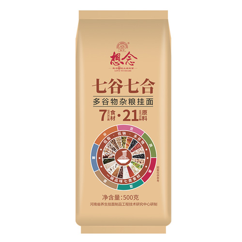 想念七谷七合精品扎把多谷物杂粮面 500g