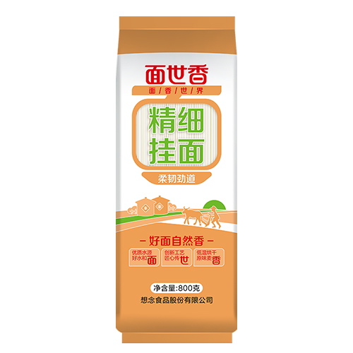 面世香立体袋装精细挂面 800g