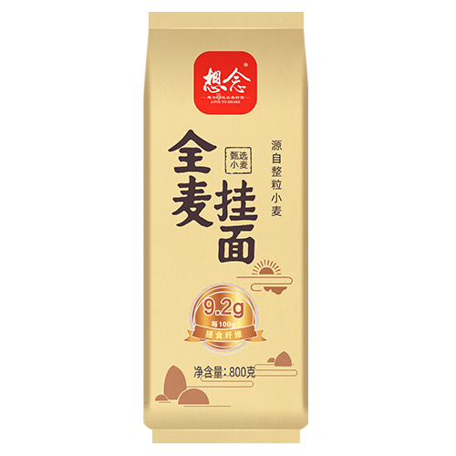  立体双扎全麦挂面 800g 