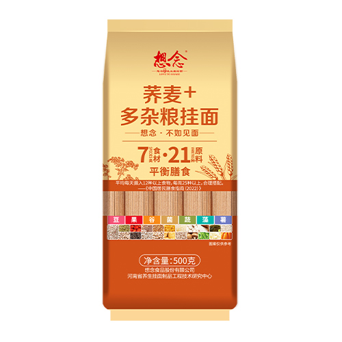 想念立体双扎荞麦+多杂粮挂面 500g