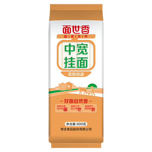 面世香立体袋装中宽挂面 900g