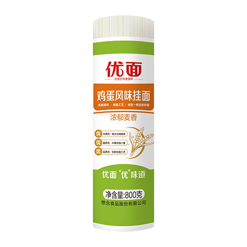优面把装鸡蛋风味挂面 800g