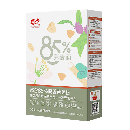 想念精品盒装85%荞麦面 750g