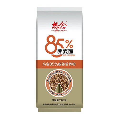 想念精品扎把85%荞麦面 500g