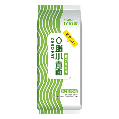 谷小青立体双扎抹茶青汁面 500g